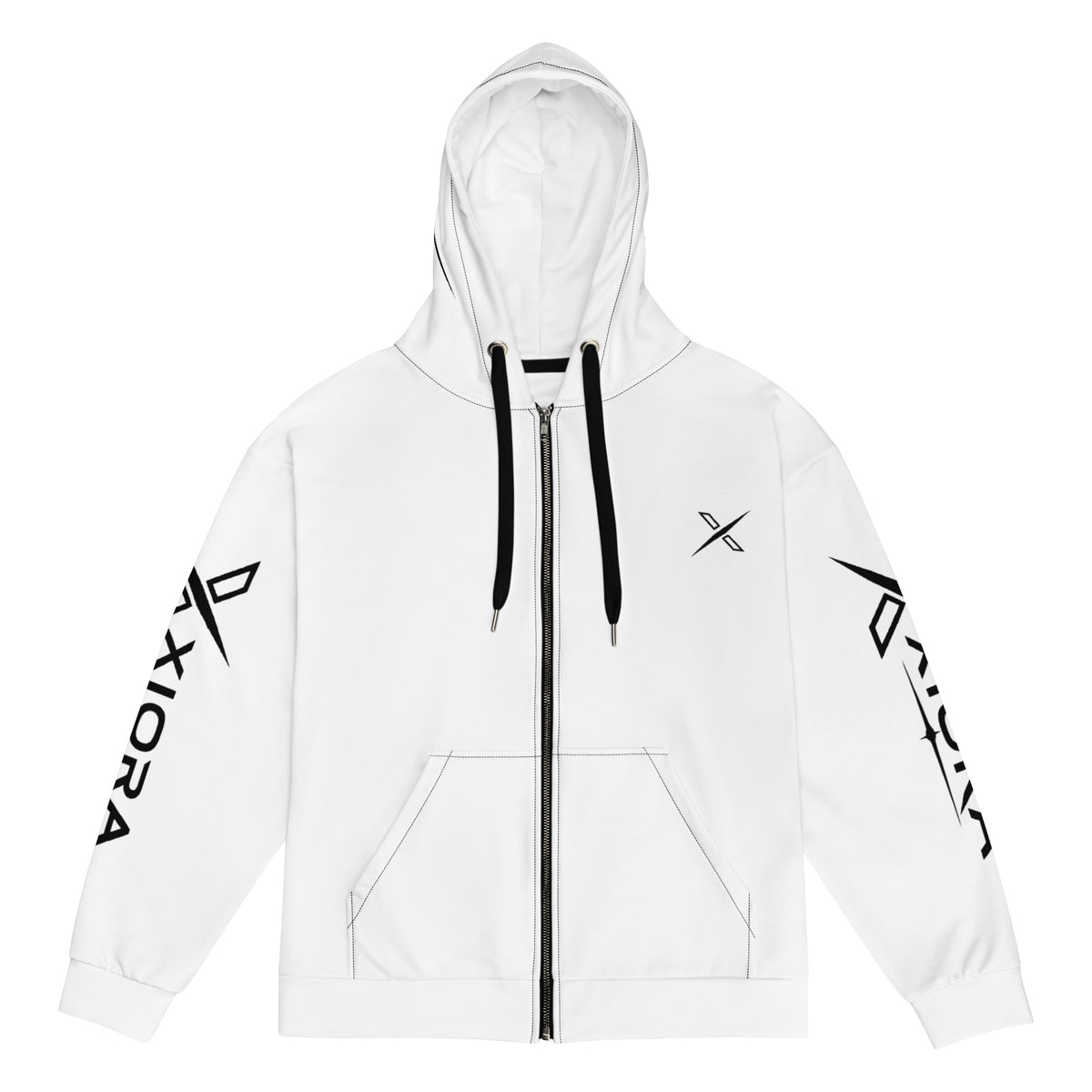 Sweat à capuche zippé unisexe XIORA – Dos