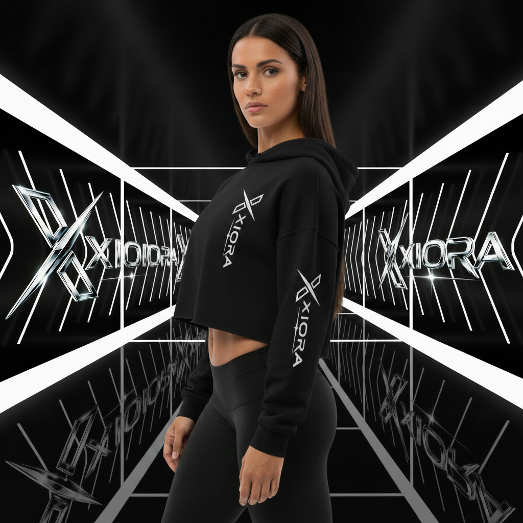 Crop Hoodie - Face Gauche V1