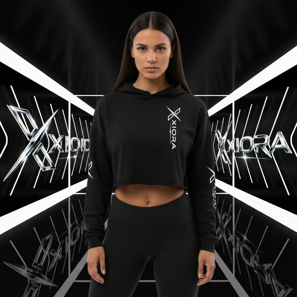 Crop Hoodie - Face Gauche V2