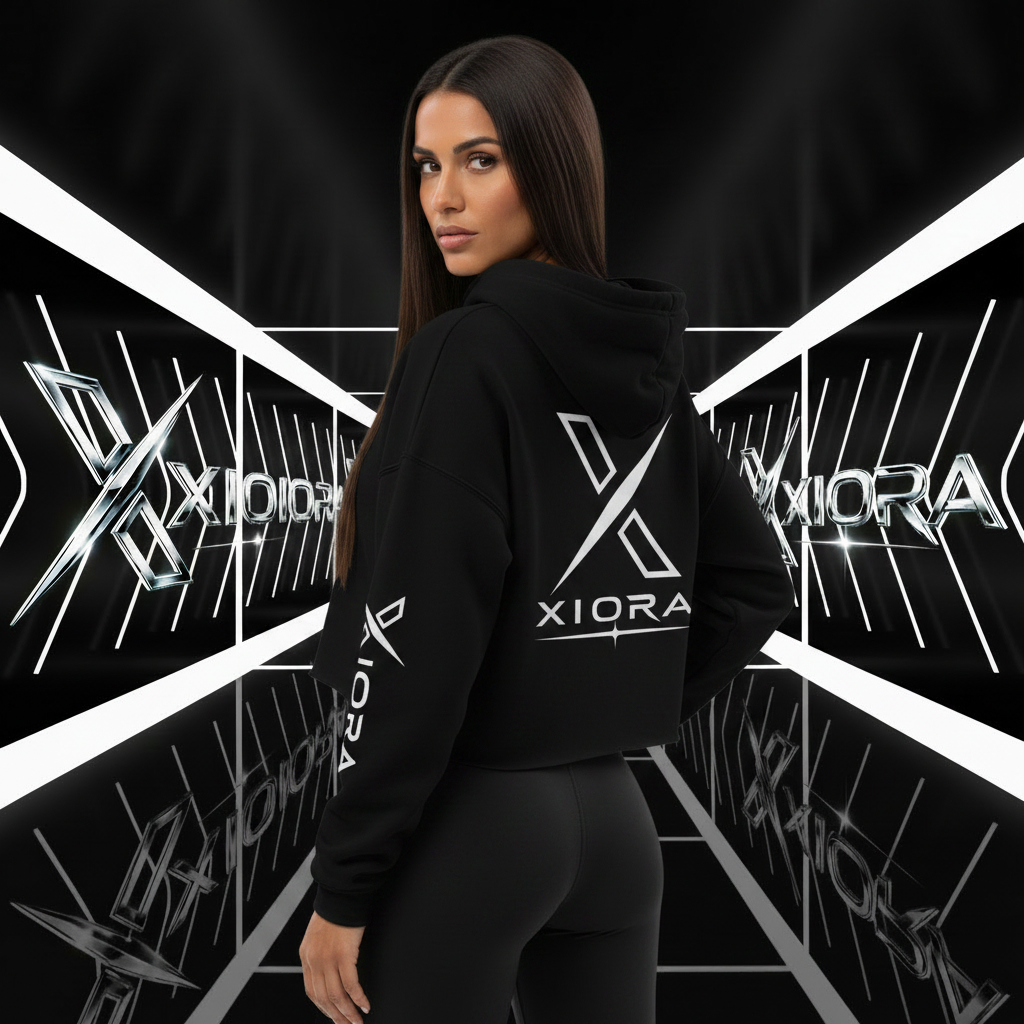 Crop Hoodie XIORA - Dos