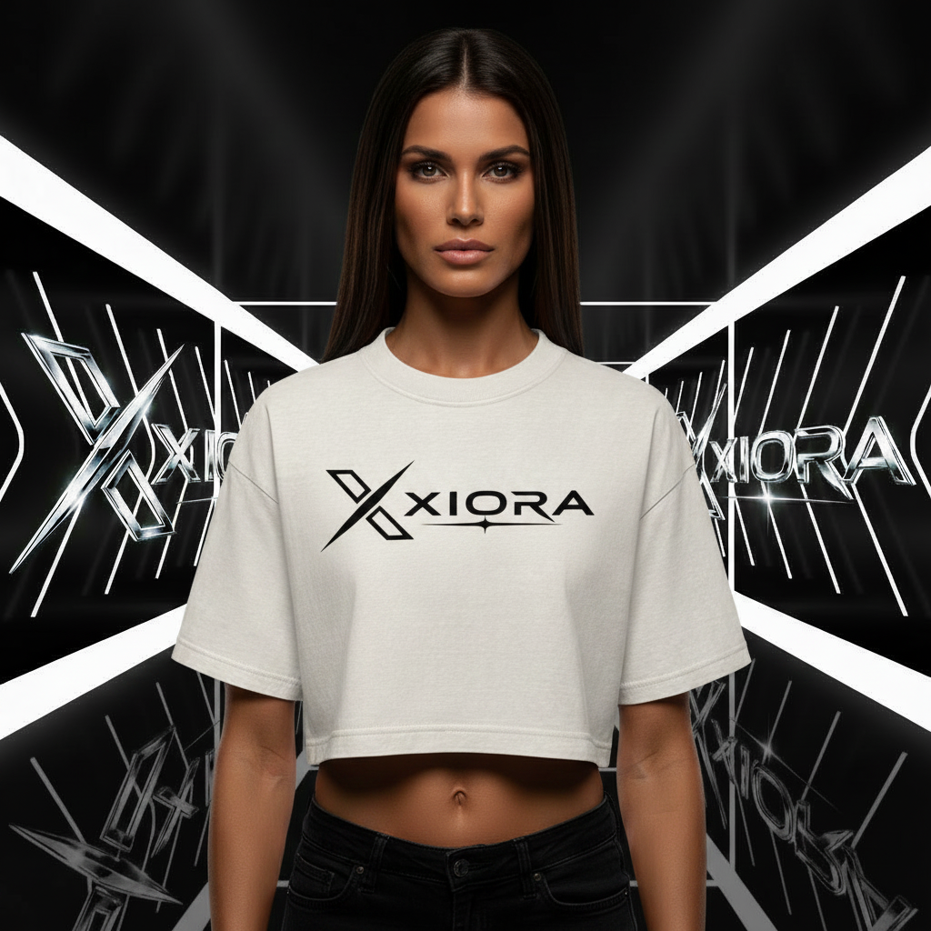 Crop Tee Blanc - Face