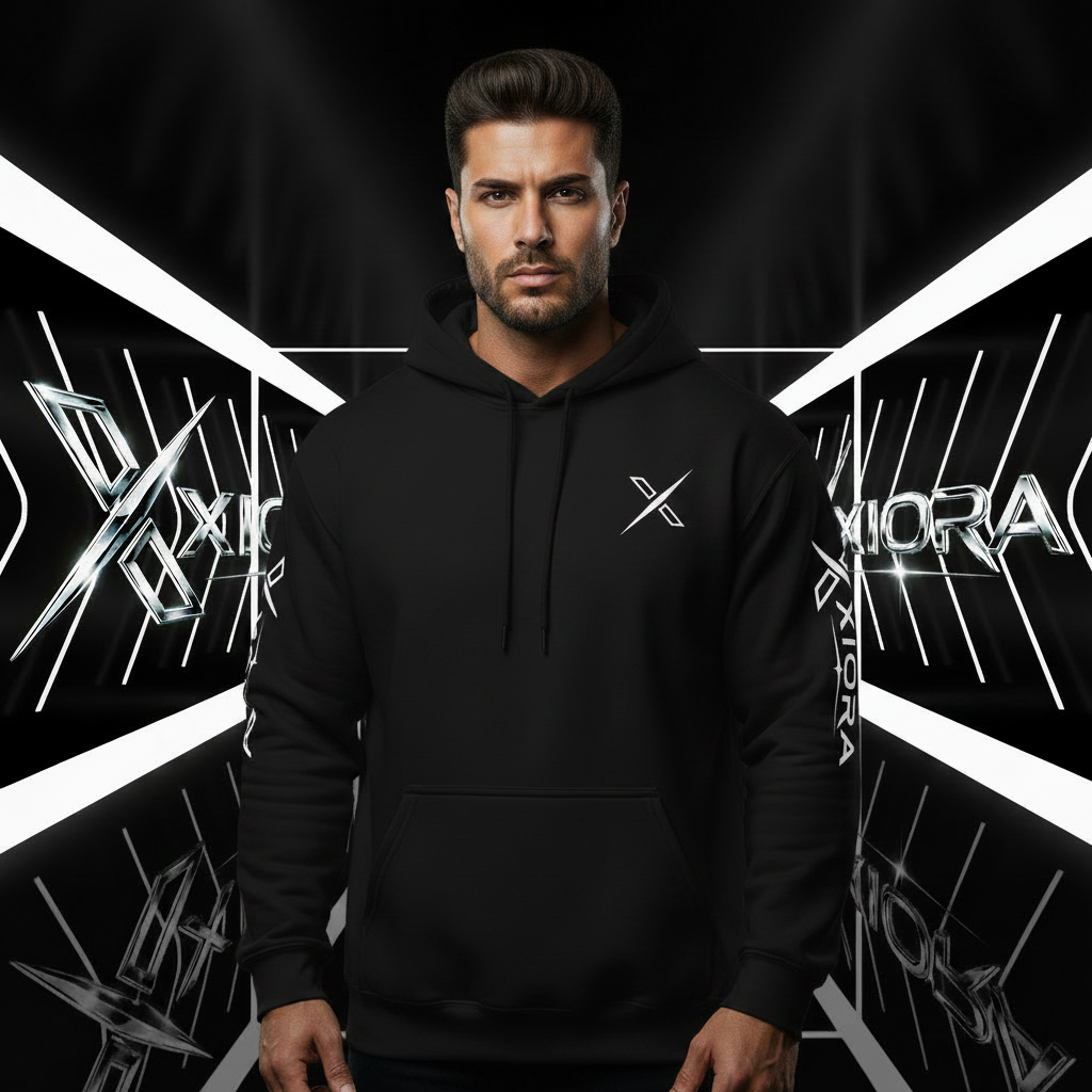Hoodie Noir M3 — Face