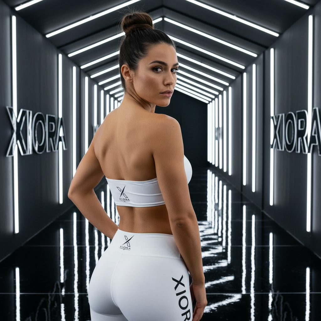 Legging blanc plan rapproché V2