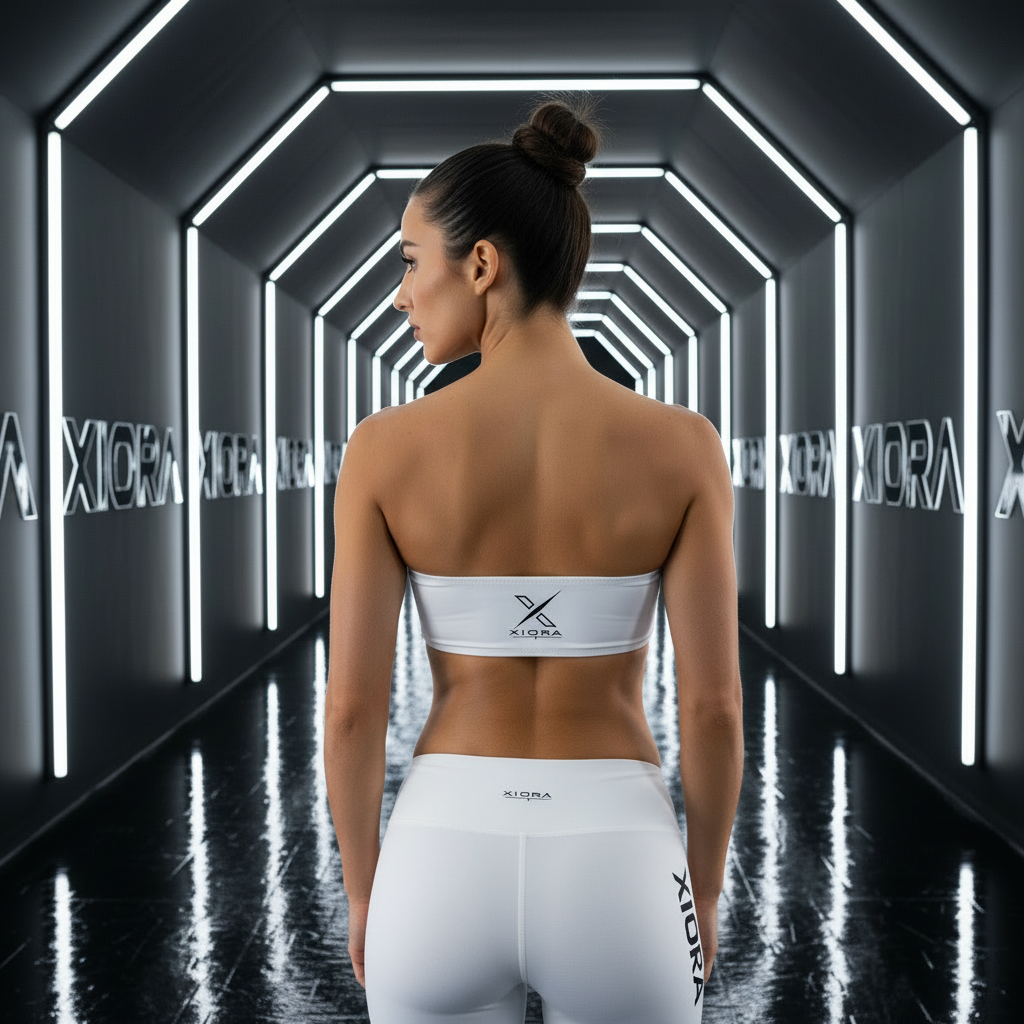 Legging blanc plan rapproché V3