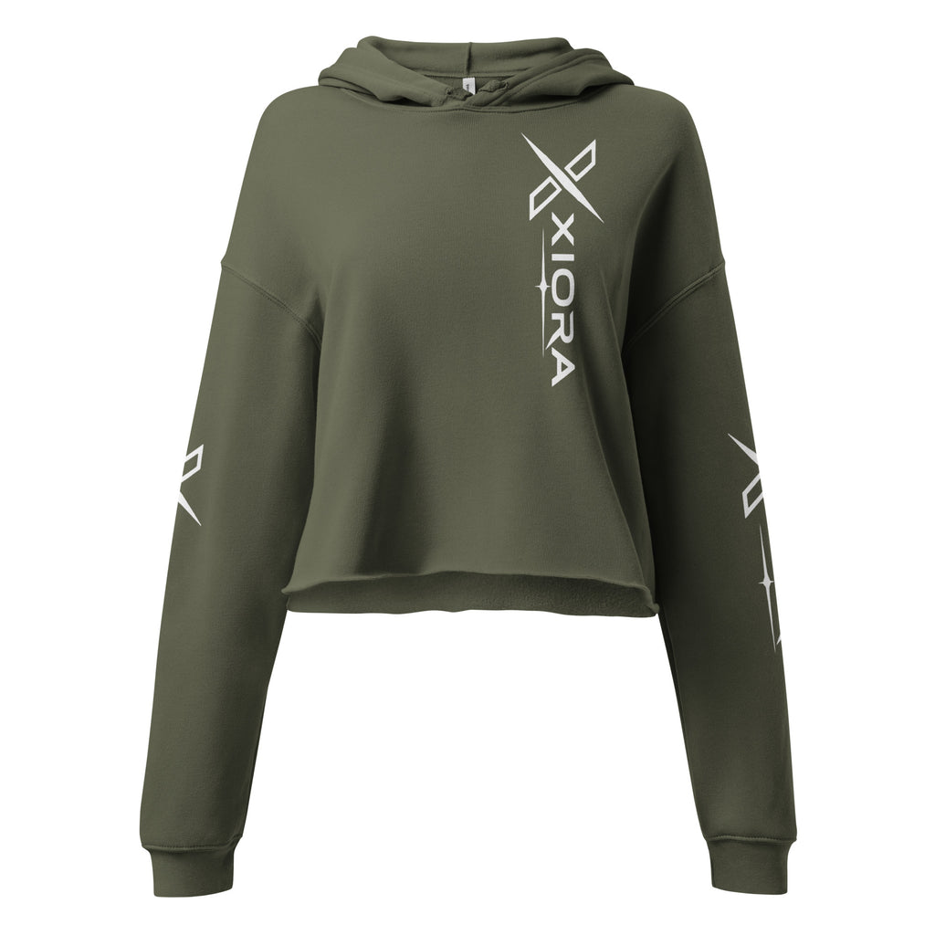 Sweat à capuche crop-top femme XIORA – Profil