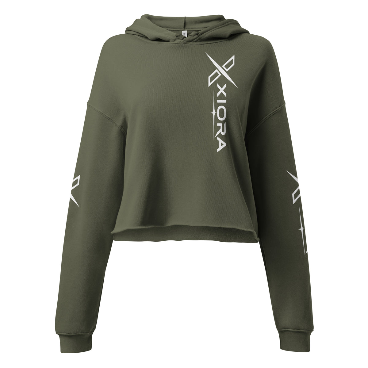 Sweat à capuche crop-top femme XIORA – Profil